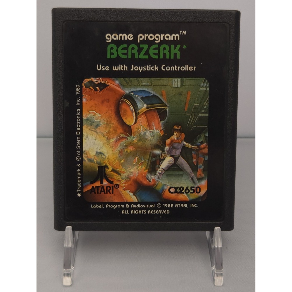 Berzerk - Atari 2600 - OEM Original Game Cartridge - CX2650 - Tested